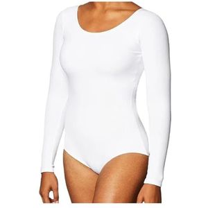 Klassiek danspak voor volwassenen, basic klassiek danspak voor vrouwen, turnpakje voor volwassenen, lange mouwen, dans- en balletkleding voor vrouwen, balletdansen (Whit