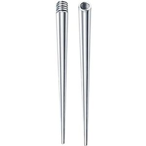 Yisawroy Rvs Oormeters Stretching Plugs Tapers Insertion Pin voor Oor Neus Brancard 16G 14G Piercing Stretching Kit staal taper insertie pin kit