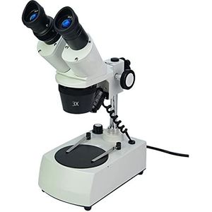 Smicroscoop Accessoires Voor Volwassenen 1X 3X Doelstellingen Stereo Verrekijker Microscoop, LED Verlichting Telefoon Reparatie Soldeergereedschap Microscoop (Kleur: WF20X)