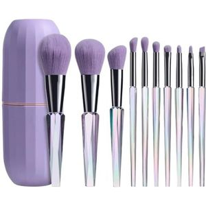 Multifunctionele Make-upborstel Make-upkwasten 10-pack Synthetische Haren For Gezichtscontouren Blush Oogschaduwkwast Oogmake-up Kwasten voor Dames