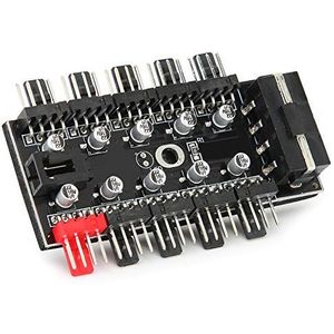 PC Chassis Fan PWM Controller 12V CPU Koelventilator Splitter 4 Pin SATA/4D Voor 12V Moederbord 3Pin/4Pin (4D)