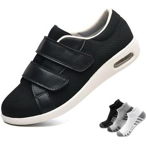 Diabetische Damesschoenen,Sportschoenen Voor Ouderen Met Voetpijn(Noir,49EU)