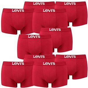 Levi's Pack van 10 mannen Solid Basic Trunk Boxer Shorts onderbroek broek ondergoed - - XL