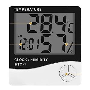 Indoor Outdoor Digitale Temperatuur Vochtigheidsmeter Thermometer Hygrometer Gauge For Thuis Mini Kamer Koelkast Nauwkeurige Monitor(YZD347 HTC-1)