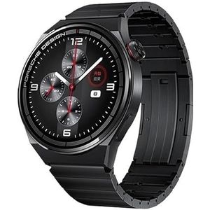 22 mm titanium band geschikt for Huawei Watch 3 GT3-2 Pro 2e Geschikt for Amazfit GTR 4/3/2/Stratos Lichtgewicht polsband Geschikt for Samsung Watch 3/Gear S3 Band (Color : Black, Size : 22mm Width
