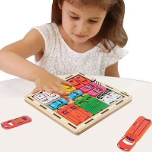 Autoverkeer puzzel | Bordspellen voor kinderen van 3-5 jaar | Logic Brain Car Heavy Traffic Game Travel Game, Parking Puzzler Cognitieve Vaardigheidstraining, Puzzle Game Toys For Kids Leling