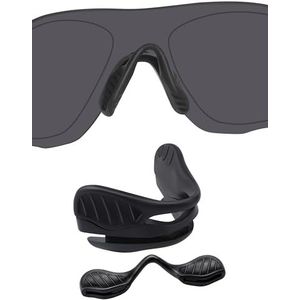 BLAZERBUCK Vervangende neus stuk pads voor Oakley EVZero Path/EVZero Pitch/EVZero Range/EVZero Blades Zonnebril, Zwart, 0