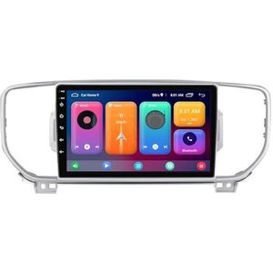 Android 14 2 Din Autoradio voor KIA KX5 Sportage 2016-2018 - Steun Carplay Android Auto DSP-9"" Touchscreen Auto Stereo Met Stuurwielbediening WIFI 4G Bluetooth Split-Screen(C,P2 WIFI 4-Core 1G+32G)