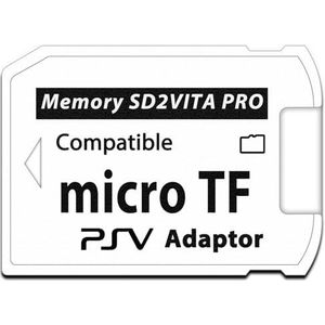 LEAGY Ultieme Versie SD2Vita 5.0 Geheugenkaart Adapter, PS Vita PSVSD Micro SD Adapter voor PSV 1000/2000 PSTV FW 3.60 HENkaku Enso Systeem