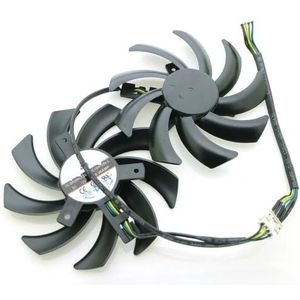 FDC10H12S9-C DC12V 0,35A 4-pins 86 mm VGA-ventilator voor GEFORCE GTX1080 GTX1070 GTX1060 grafische kaartkoelventilator(FDC10H12S9-C-Black)