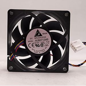 REAMTONY Delta AUB0712MB 7015 12V 0.24A 7CM CPU ultra stille 4-draads PWM koelventilator