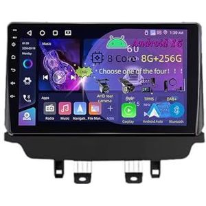 9 Inch 2 Din Android 15 Autoradio voor Mazda CX-3 DK 4G 2 DJ 2014-2023 met CarPlay AHD Omgekeerd beeld Bediening op het stuur Bluetooth GPS navigatie FM Radio WiFi(C3 4+64G)