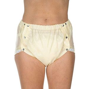 Suprima PVC-slip, knopenbaar - art. 1252 - (uniseks). M Zacht geel