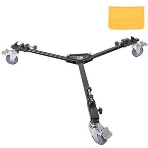 GOWE Draagbare Opvouwbare Aluminiumlegering Videocamera Statief Dolly Lading 30kg