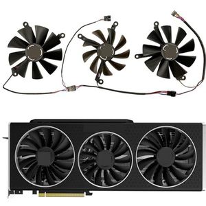 DIY Voor XFX voor Radeon RX6800 6800XT 6900XT voor Speedster voor MERC/QICK 319 Grafische Kaart Vervangende Ventilator(Left fan)