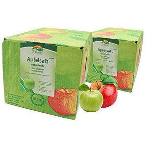 Bleichhof Appelsap natuurlijk troebel - 100% direct sap, veganistisch, zonder toegevoegde suikers, bag-in-box (2x 5l sapbox)