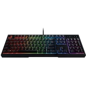 Razer Ornata Chroma Gaming-toetsenbord: hybride mechanische toetsschakelaars - aanpasbare Chroma RGB-verlichting - Individueel verlichte toetsen - Afneembare pluche polssteun - Programmeerbare macrofunctionaliteit