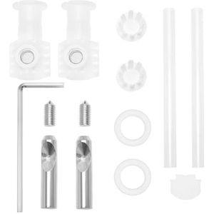 LT Easiyl 1 Set Toiletbril Montage Fittingen Toilet Deksel Schroeven Rvs Top Bevestiging Scharnieren Accessoires Voor Muur Hung Toilet Firm Toilet Covers Vervanging