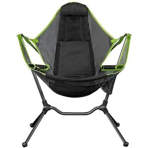 Outdoor Stoelen Campingstoel Klapstoel Outdoor Klapstoel Vissen Camping Stoel Opvouwbare Draagbare Tuin Stoel Ontspanning Schommel Stoel Met Comfort Voetsteun Klapstoelen Kampeerstoelen (Color : A)