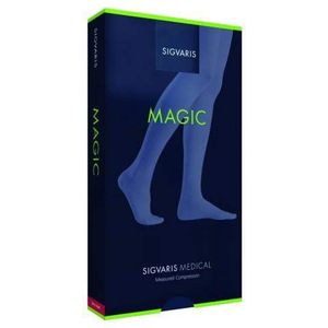Sigvaris Magic 2 AD Compressiekousen voor normaal open voeten, caramel medium PLUS