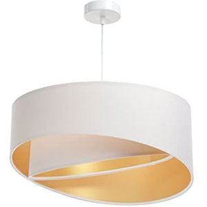 Hanglamp Henny P Velours wit & goud Ø 45 cm 11106