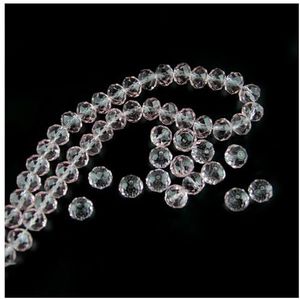 Tuin Suncatchers 10mm 12mm facet kristallen rondelle spacer kralen kristallen kralen voor accessaries handgemaakte hanger kettingen (kleur: roze, maat: 10 mm 72 stuks)