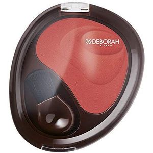 Deborah Natuurlijk Rouge N.14 Bright Red Finish Satin voor een helder en natuurlijk resultaat, ook geschikt voor de gevoelige huid