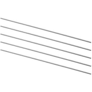 XYWHPGV Ronde stalen staaf, 2 mm HSS draaibank bar voorraad gereedschap 200 mm, voor as tandwiel boor draaibanken saaie machine draaien miniatuur as, cilindrische pin DIY Craft Tool, 5 stuks(8c862 3f