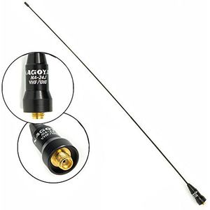 Authentieke echte Nagoya NA-24J 16,2-inch Ultra Whip VHF/UHF (144/430Mhz) antenne SMA-Vrouwelijk voor BTECH en BaoFeng Radio's