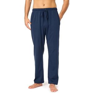 Timone - TI-TPP-002 - Heren Pajamabroek - Donkerblauw - 100% Katoen - Lang - Met Zakken