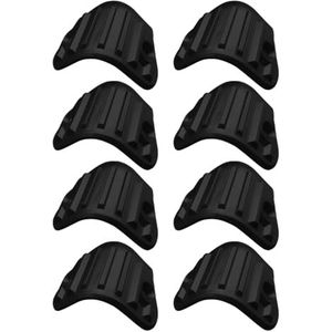 8Pcs Zwarte Plastic Gitaar AMP Speaker Kast voor Case Hoek Rechte Hoek Protec