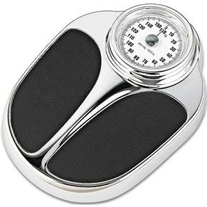 160 Kg Mechanische Roestvrijstalen Lichaamsvetweegschaal Reis Plastic Weegschaal Gemakkelijk Te Gebruiken