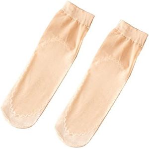 Siepificius Lichtgewicht Sok Huidvriendelijke Anti-slip Zweet Proof Sokken Sneldrogende Anti-opknoping Kousen voor Vrouwen Zwart, Huidkleur, 26 EU