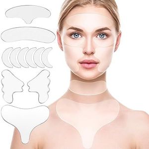 Set Ademend Wang Hals Gezicht Hydraterende Creatieve Patch Patches Clear Pads Voorhoofd voor Vrouwen