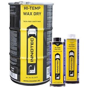 1 st. Innotec Hi-Temp wax droog zwart 0000 1 liter blik