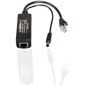 COOSO POE Splitter, Passieve POE Splitter 48V naar 12V Compatibel met de meeste schakelaars POE en alle webcamera's 1pack-24V