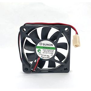 6010 6CM KDE1206PFV3 12V 0.6W 2pin Magnetic levitation ultra-quiet cooling fan