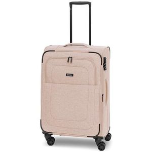 REDOLZ MEDIUM koffer met zachte binnenzijde voor mannen en vrouwen | lichtgewicht trolley 67 cm met 4 dubbele wielen & TSA-slot | met vergrootbare zijvouw (Essentials 12)