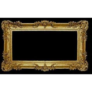 artissimo Fotolijst barok goud 96 x 57 cm prunk frame antieke fotolijst 72 x 33 cm schilderij lijst bruiloftslijst reclamebord 3074