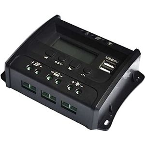 Zonne-laadregelaar, 3S 4S 2 0A 12V 24V Zonnelading en ontladingscontroller for loodbatterijen Lithium -batterij PWM Zonne -controller
