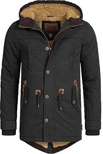 INDICODE JEANS - Winterparka 'Barge' - Roestbruin - Gevoerde Capuchon