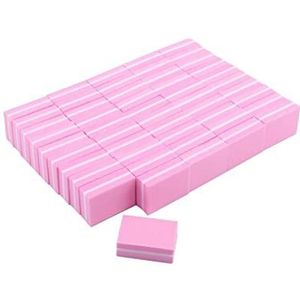Een spijkerbuffer, Mini Nail Art Buffer Blocks Schuurvijlen Manicure Tips Roze 20 Stuks