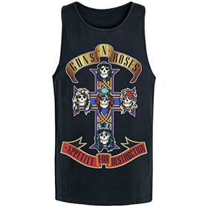 Guns N' Roses Appetite For Destruction Tanktop zwart S 100% katoen Band merch, Bands, Duurzaamheid