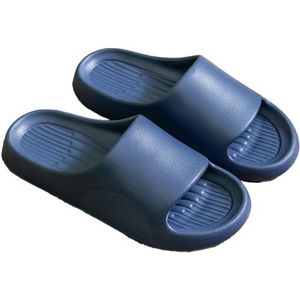 BDWMZKX Slippers Slippers For Men, Women's Home, Summer Home, Indoor, Non-stinky Feet, Bathroom, Shower, Non-slip, Poop-feeling, Cool Slippers For Men