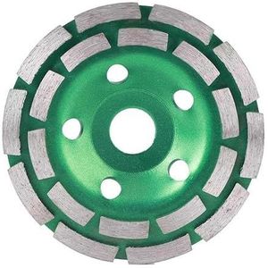 Diamond Cup Wheel, Diamond Slijpschijf 1 Stuks 115mm/125mm Diamant Dubbele Rij Slijpschijf Slijpschijf for Beton Metselwerk Graniet Marmer (Size: 125mm) (Size : 125mm)