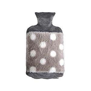 DieffematicRSD Warmwaterkruik Warmwaterzak met deksel Dikke warmwaterkruik for periodekramp Winterwarmwaterzak Handvoetenwarmer Waterfles (Color : Gray)