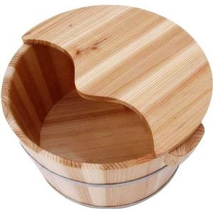 Houten Voetenbad - Voetmassage - Ontspanning En Ultiem Comfort - Pedicurebassin