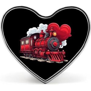 Liefde Trein Pin Badge Hartvormige Identiteit Pins Broches Knop Badges Voor Hoeden Jassen Decor