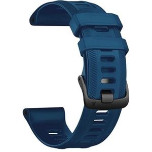 Jeniko Tweekleurige sport siliconen band compatibel met Garmin Forerunner 965 955 Solar 945 935 745 22 mm horlogeband vervangende polsband armband (Color : Dark Blue, Size : For Forerunner 955)