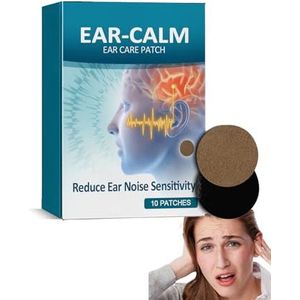Tinnitus Relief Patch, Tinnitus Relief voor rinkelende oren, oorpijn, verlichting van gehoorverlies, natuurlijke kruiden verlicht oorpijn patches (1 doos)